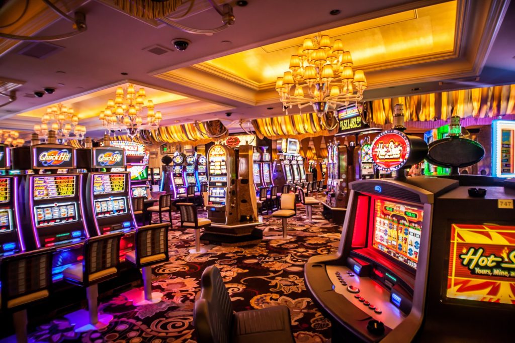 A shot of a casino.
