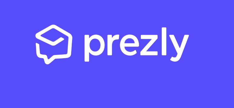 Prezly logo.