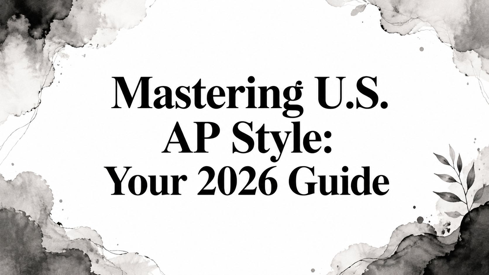 Ap Style Cc Mastering U.S. AP Style: Your 2026 Guide