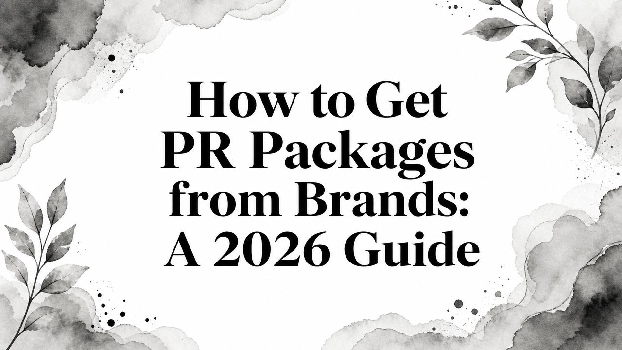 How to Get PR Packages from Brands: A 2026 Guide